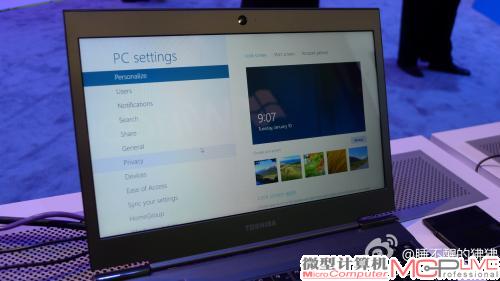 终于看到Windows 8的预览版了，哥用手指点、点、点%……咦，没反应？噢，原来不是平板啊。