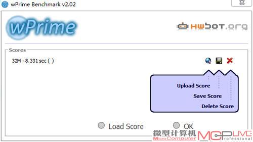 8.331s的wPrime 32M成绩令APU的性能超越羿龙Ⅱ X6 1090T六核处理器(8.5s)。